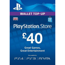 PlayStation PSN Card 40 GBP Wallet Top Up [UK account]